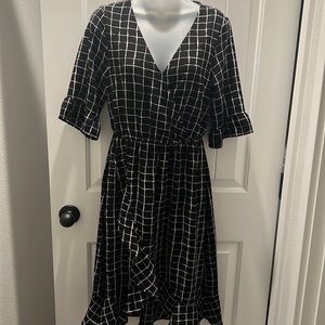 BLACK WORK DRESS